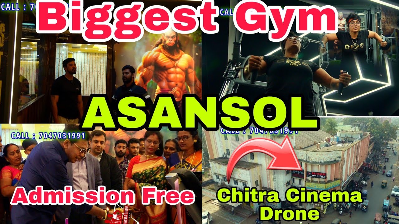 Asansol biggest gym Asansol best gym Asansol rr fitness gym & studio