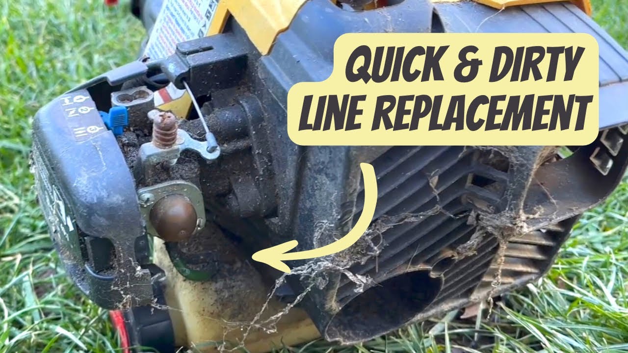 Replacing the Fuel Lines and Purge Bulb without Removing the Carburetor - MTD Bolens BL110