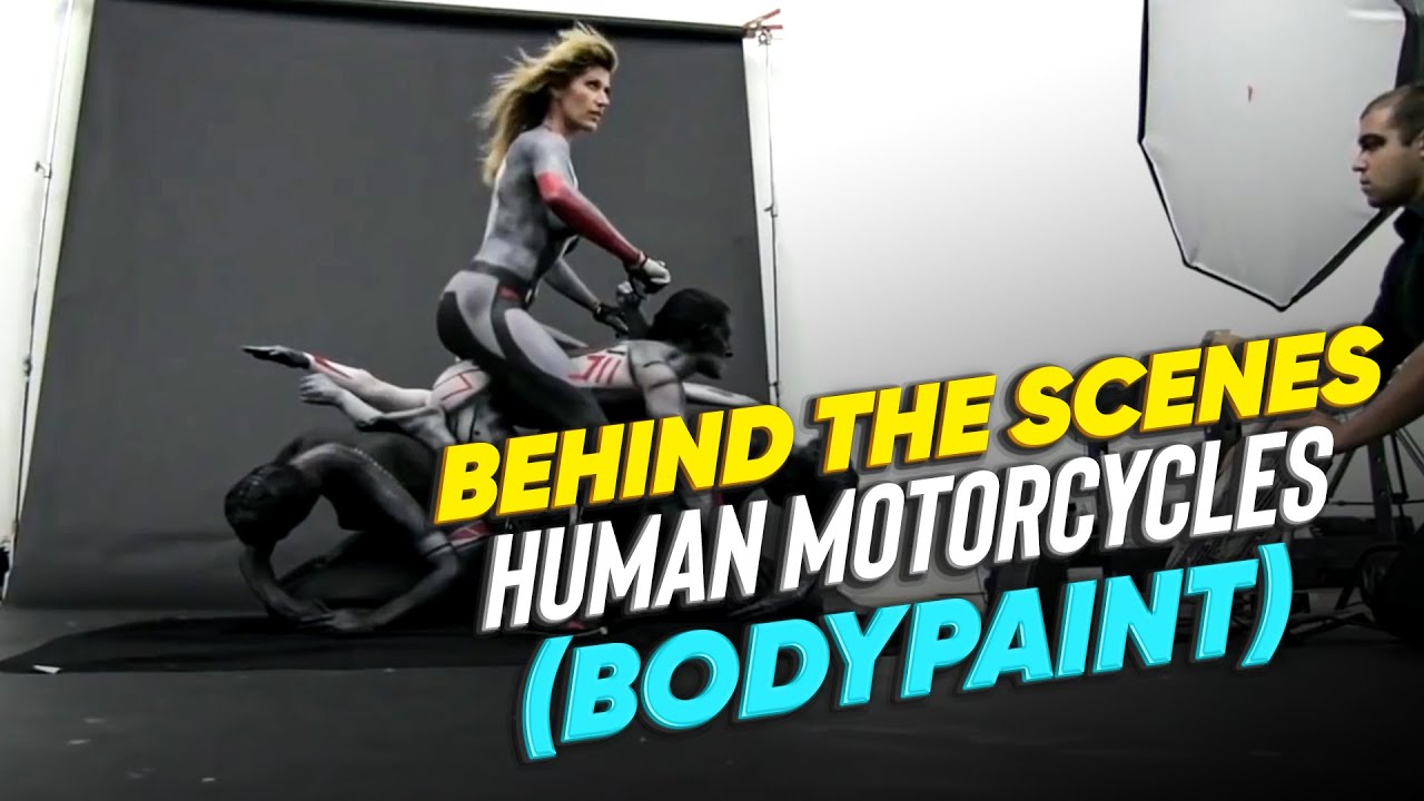 Behind The Scenes | Human Motorcycles (Bodypaint)