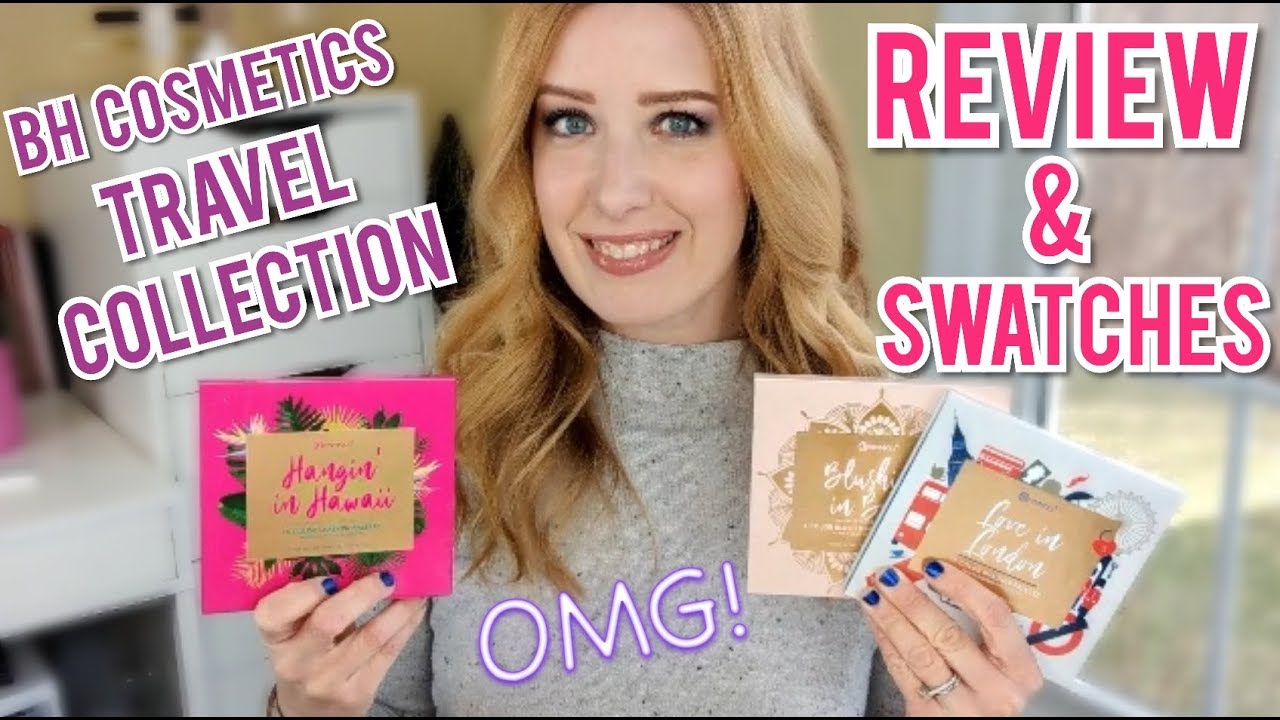 BH COSMETICS TRAVEL COLLECTION | Love in London, Hangin' In Hawaii, Blushing in Bali