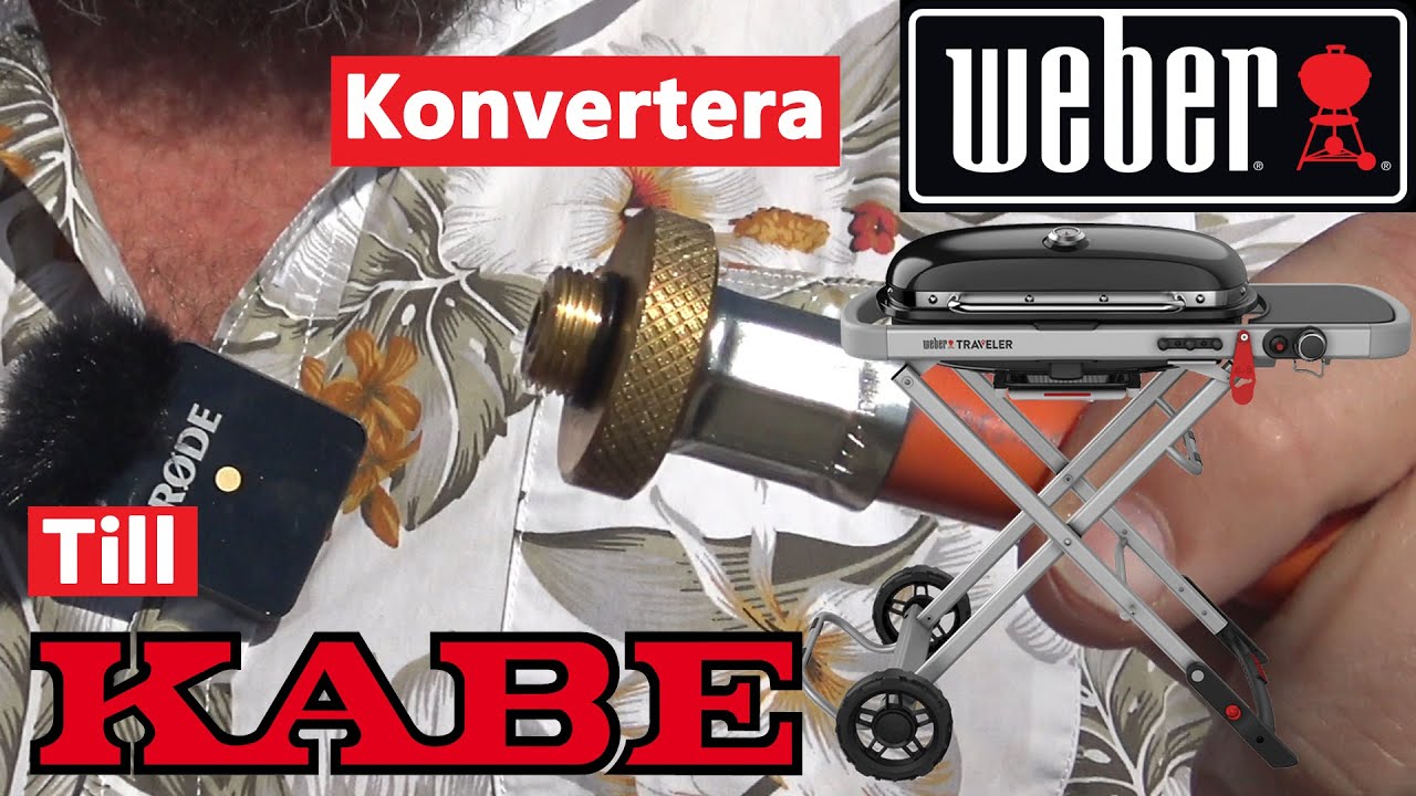 Weber Traveler - Gasolkonvertering