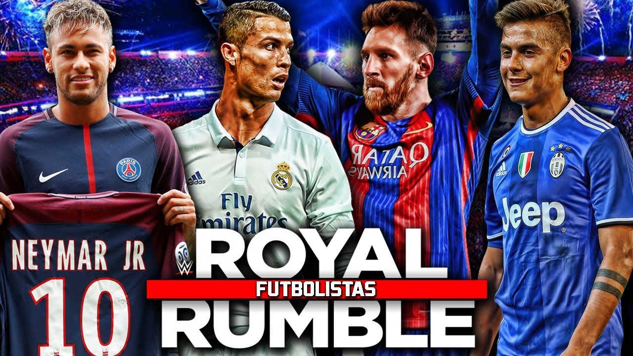ROYAL RUMBLE DE FUTBOLISTAS | FÚTBOL EN WWE | WWE2K17 FÚTBOL