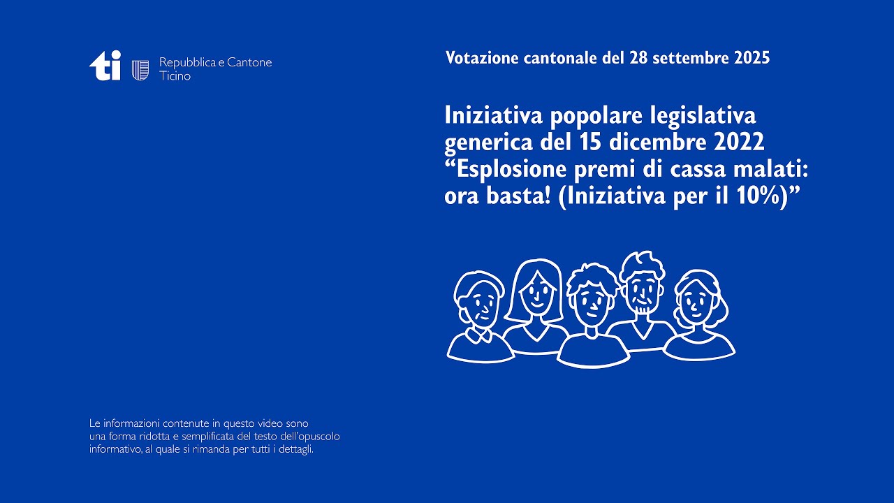 Iniziativa 10% - Votazione del 28 settembre 2025