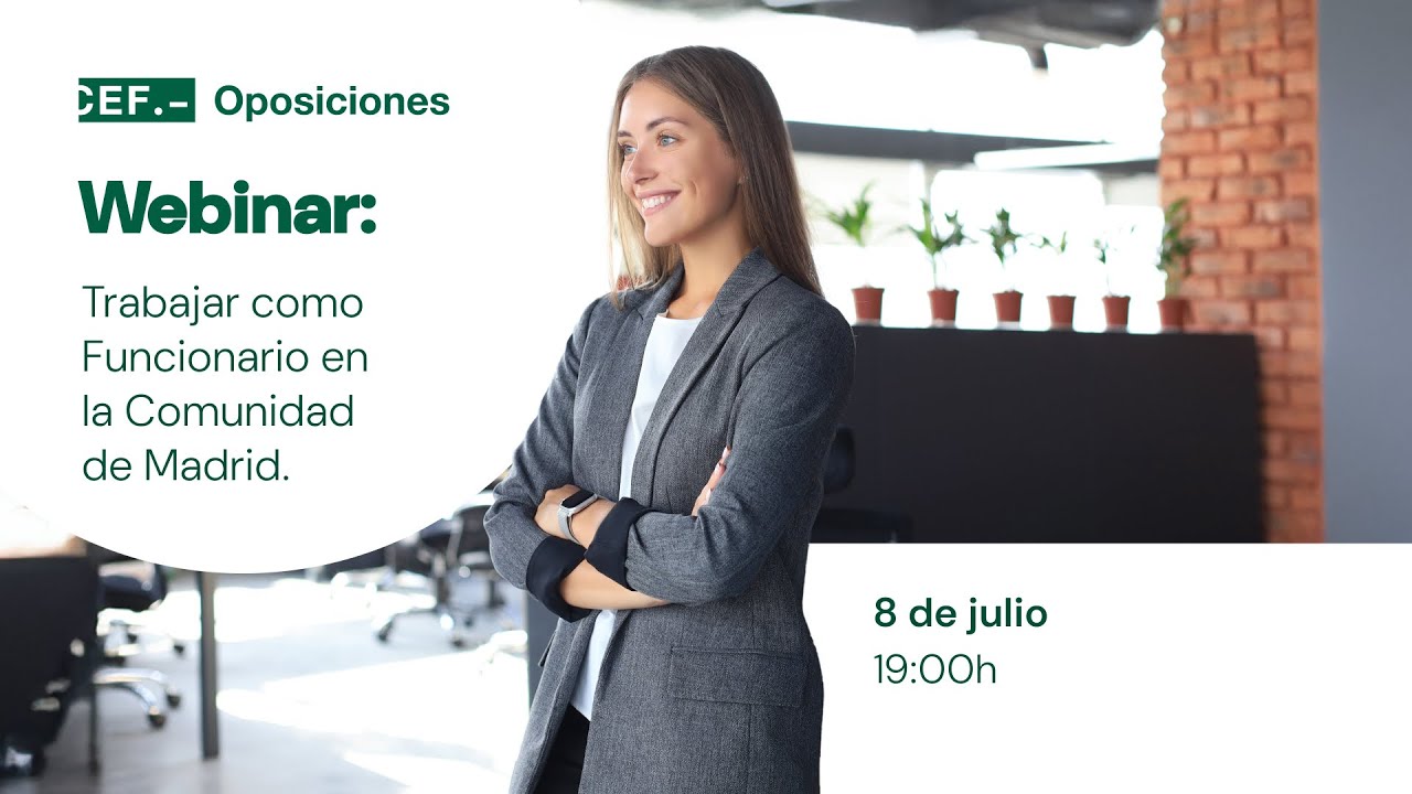 Trabajar como Funcionario en la Comunidad de Madrid