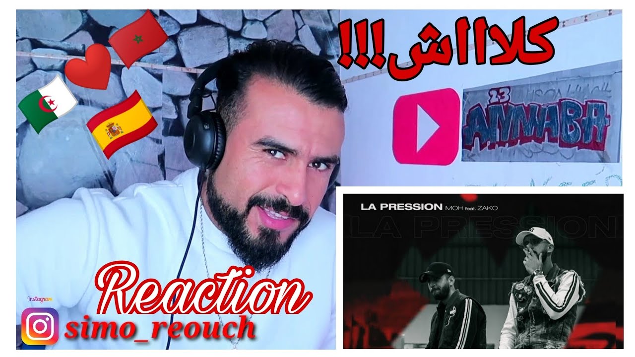 ZAKO Feat. MOH - La Pression (Clip Officiel) Prod By Dj Z.Joker (REACTION) 🇲🇦🇩🇿🇪🇸