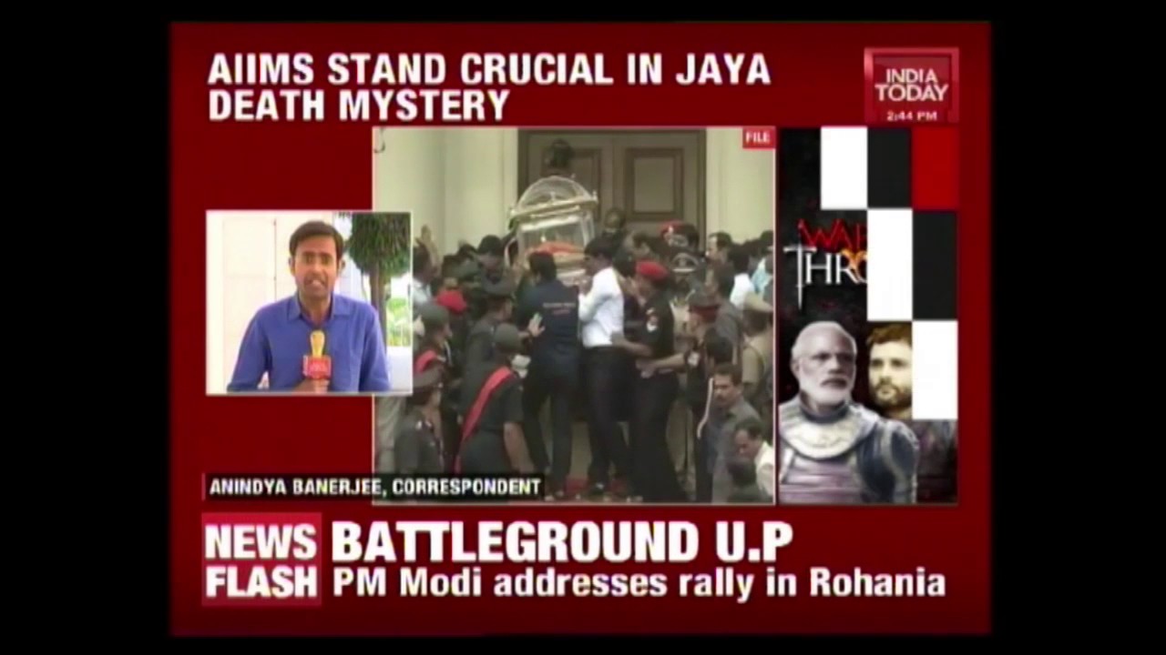 AIIMS Hands Five Medical Reports On Late Jayalalitha's Health To The Tamil Nadu Government