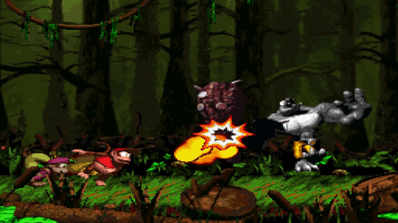 Donkey Kong Country 2: Level 19: Kudgel's Kontest (Boss 3)