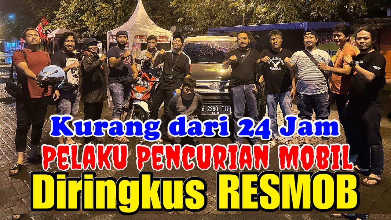 Kurang dari 24 Jam Pelaku Pencurian Mobil Innova berhasil  diringkus RESMOB!!