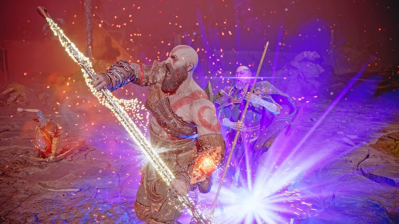 God of War Ragnarok - Odin the All Father at Lv. 1 - GMGOW: No Damage Gameplay (PS5)
