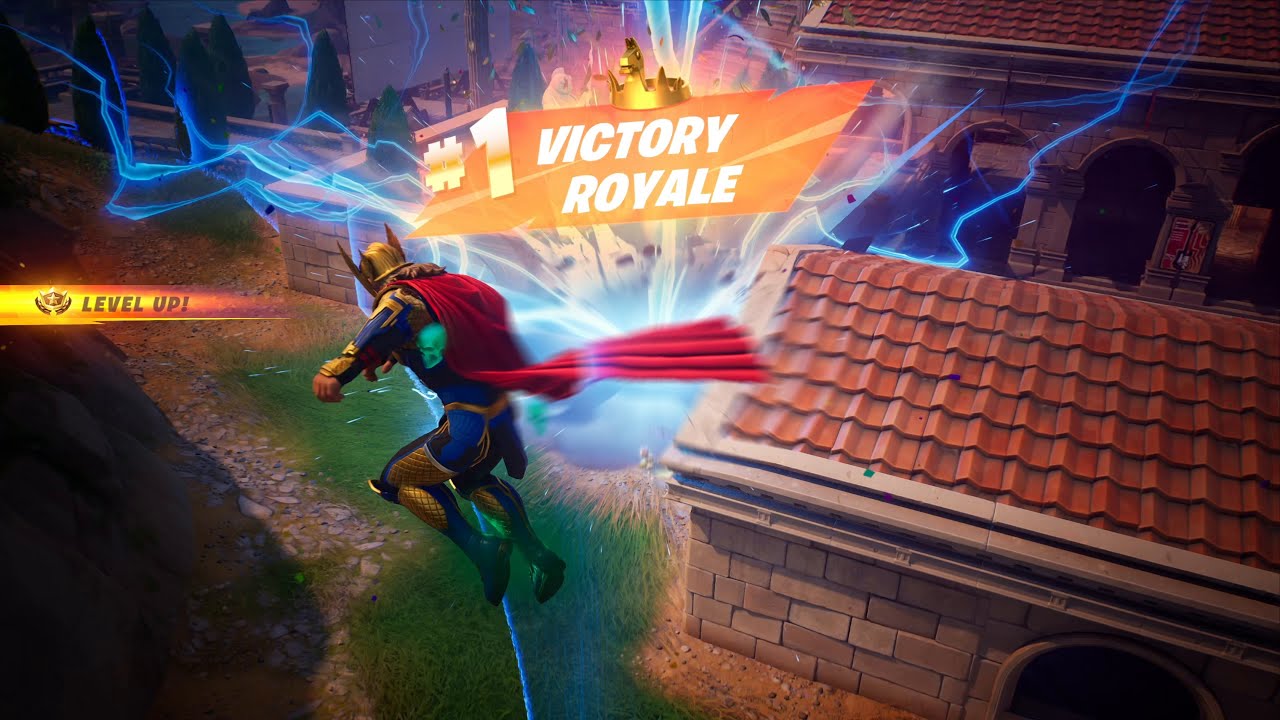 Thunderbolts ONLY Challenge as THOR! Solo Win Full Gameplay | Fortnite Chapter 5 Season 2