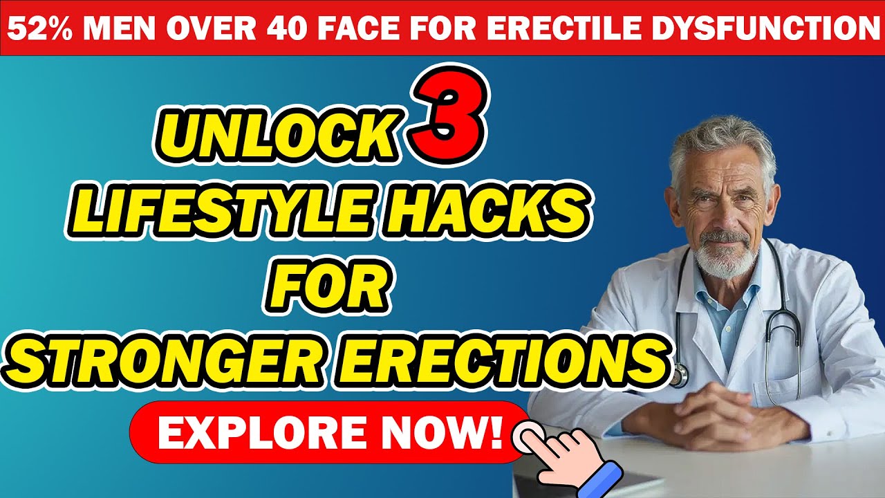 3 Proven Lifestyle Changes to Improve Erectile Dysfunction Naturally | Elderly Health