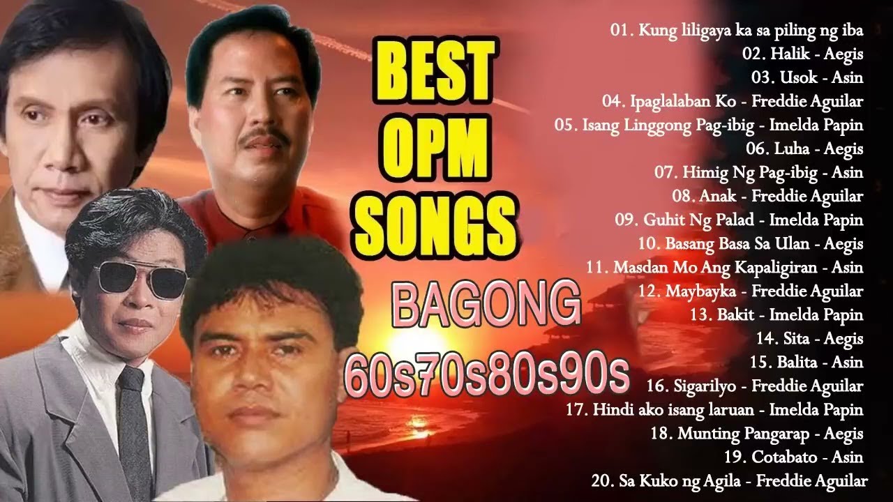 2 Hours Willy Garte, Bing Rodrigo, Roel Cortez, Rey Valera Nonstop OPM Tagalog Love Song Of All time