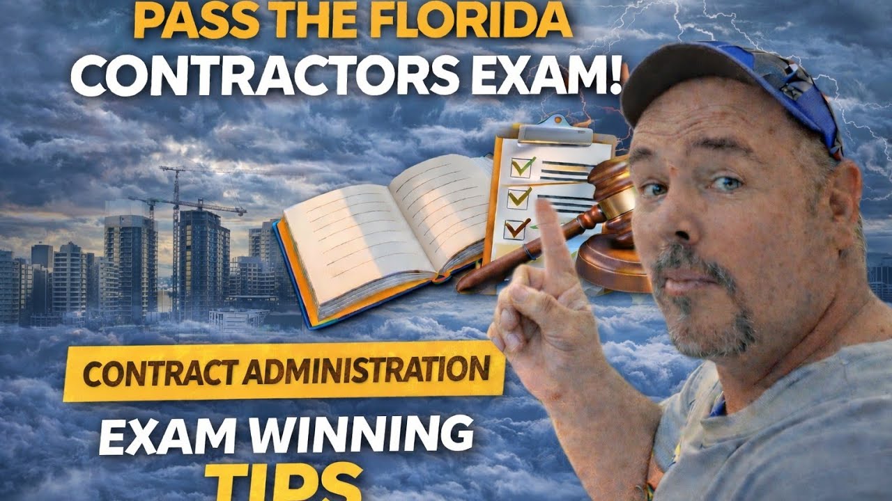 How to Pass Florida Certified Building Contractors Exam Contract administration  Tallahassee part 1