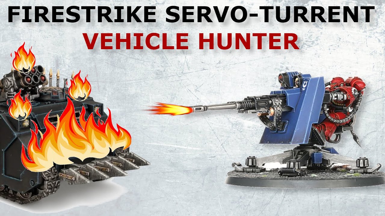 Firestrike Servo-Turrent is good | Space Marines Warhammer 40k