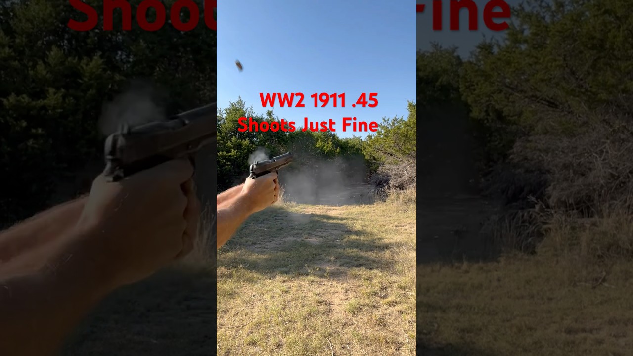 It shoots Just Fine! Colt 1911