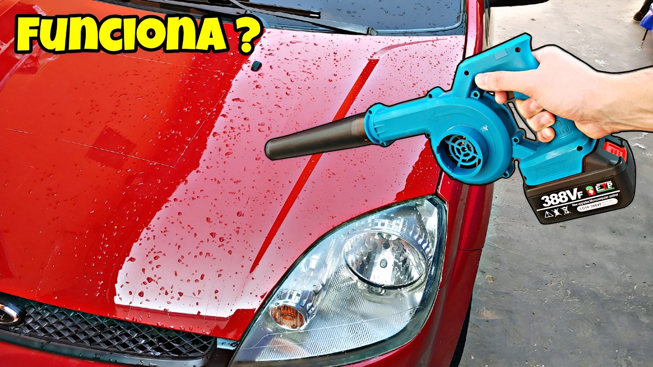 Soprador Aspirador Portatil Funciona ? Seca o Carro ?