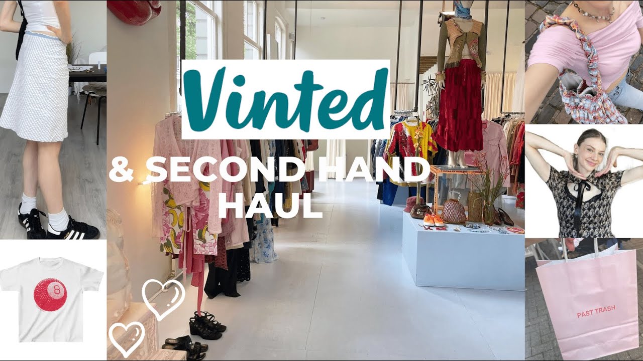 Second Hand und Vinted Haul 🩷 👜  meine Lieblingsteile, small brands, und Marken auf Vinted 🐝