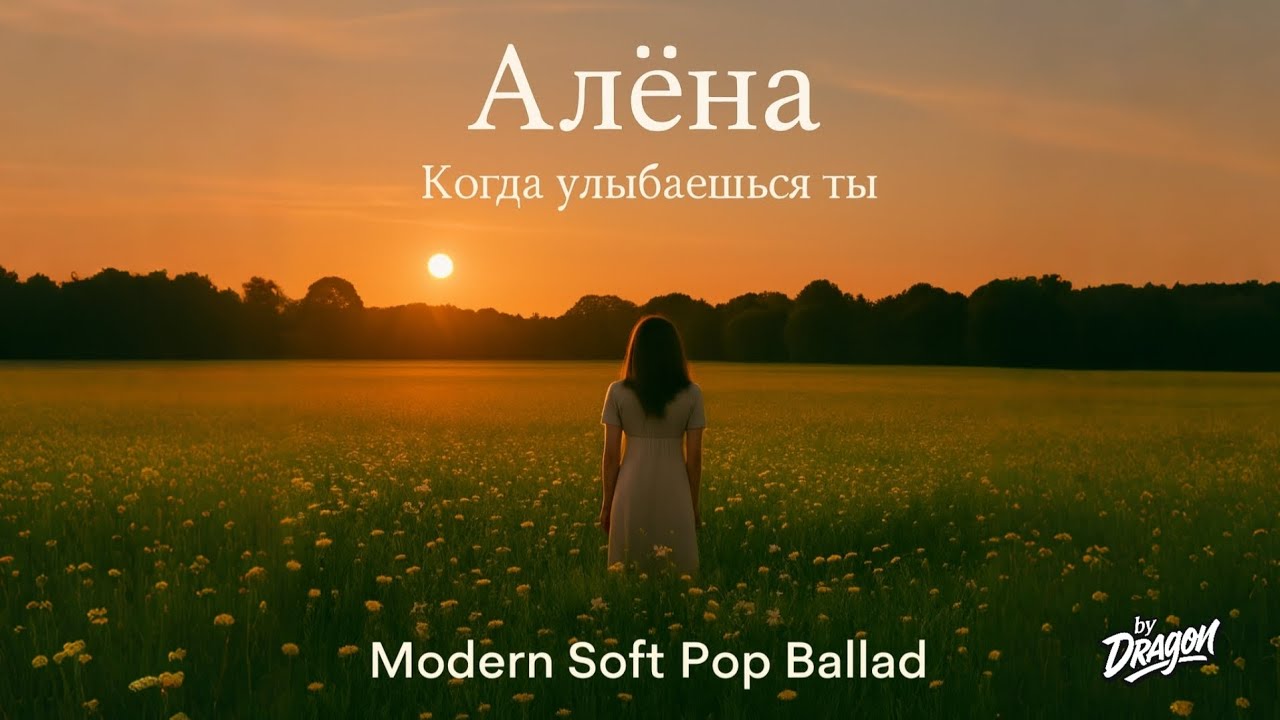 Алёна - Когда улыбаешься ты (Msuik/Modern Soft Pop Ballad/Emotionale Pop-Lyrik/Russian) | DRAGON