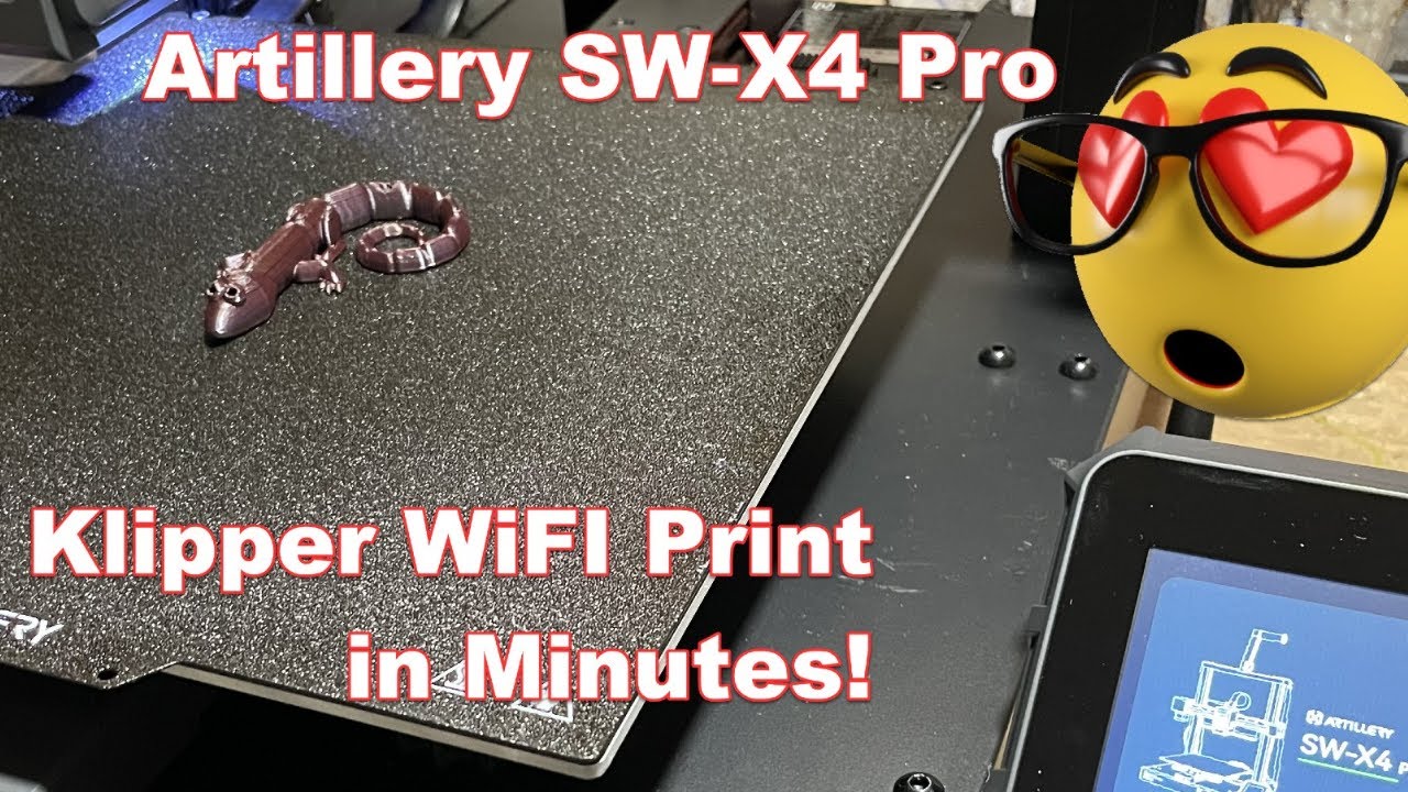 Мгновенная печать Klipper WIFI на 3D-принтере Artillery SW-X4 Pro: шаги для начинающих