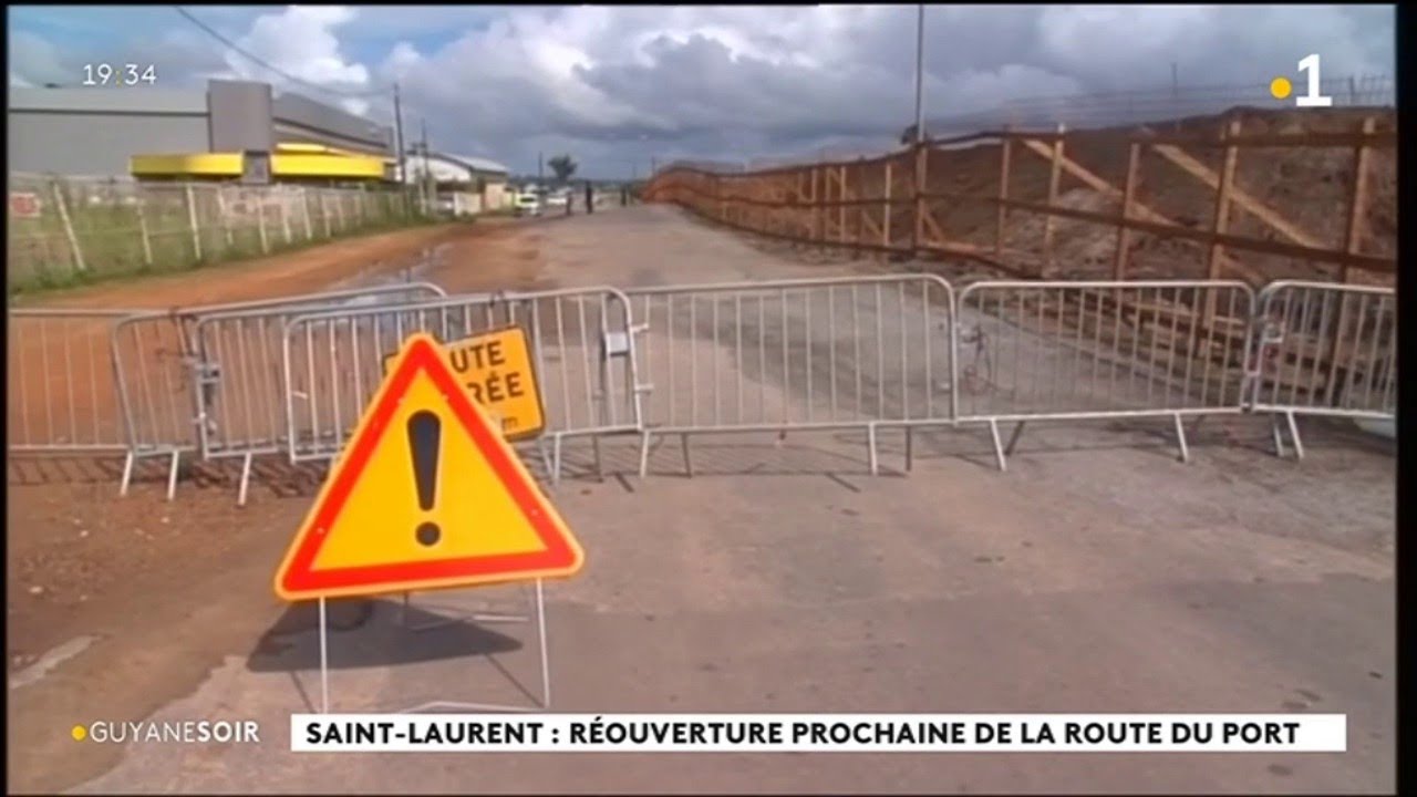 Saint-Laurent : réouverture prochaine de la route du Port