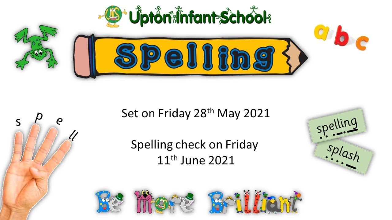Year Two Spelling Splash - Set 28th May for 11th June