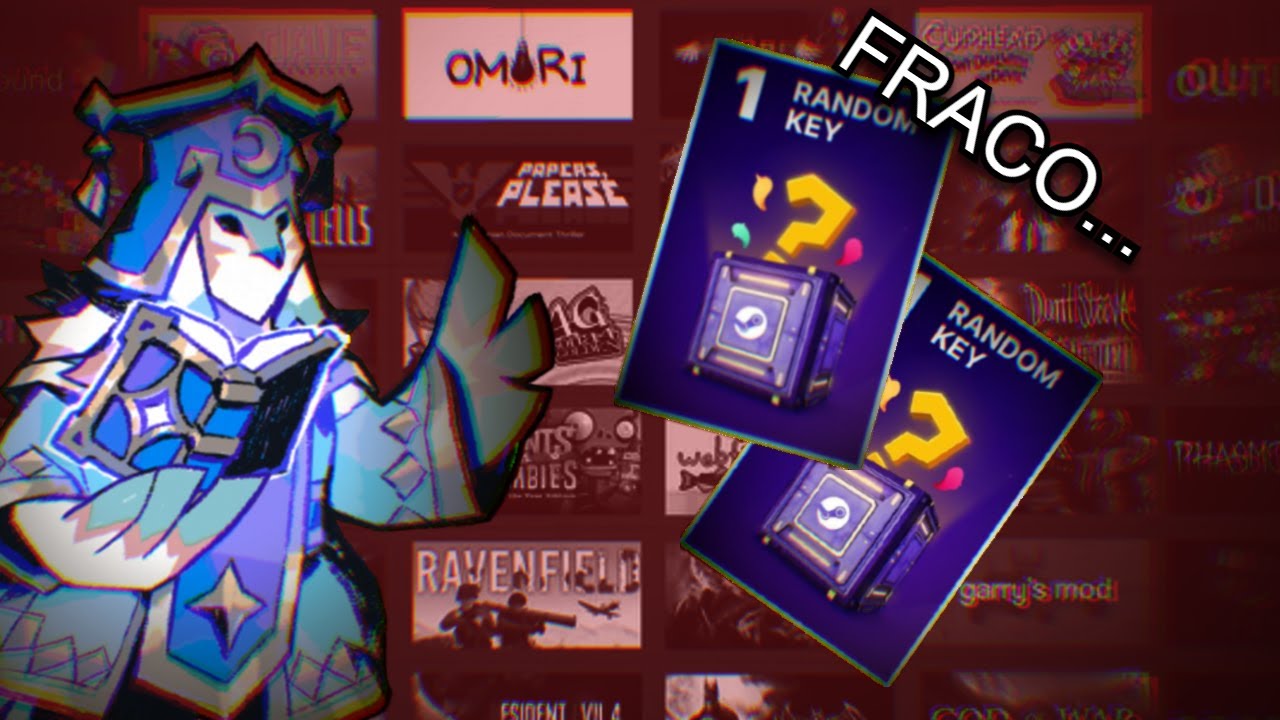 Desperdicei dinheiro em RANDOM KEYS da Steam