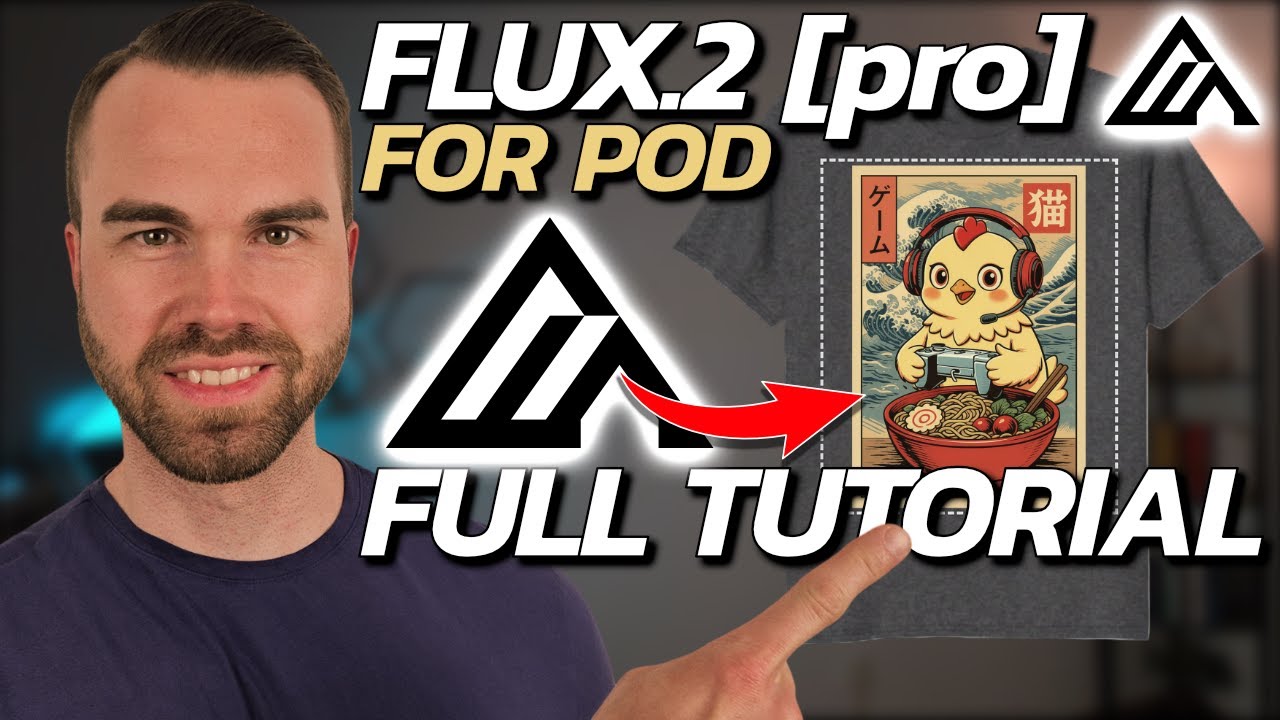Как использовать Flux.2 Pro для создания высококачественных дизайнов POD-устройств