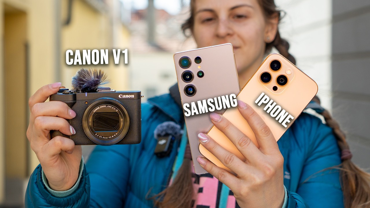 Canon V1 vs. Galaxy S25 Ultra vs. iPhone 16 Pro Max Camera Test!
