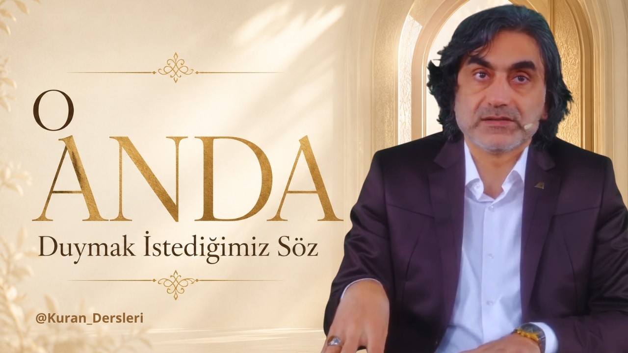 O Anda Duymak İstediğimiz Söz. @ProfHalisAydemir