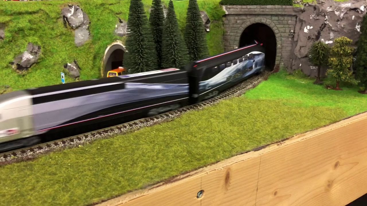 TGV V150 TRIX Record du monde - 1ère circulation - 16.3.2019