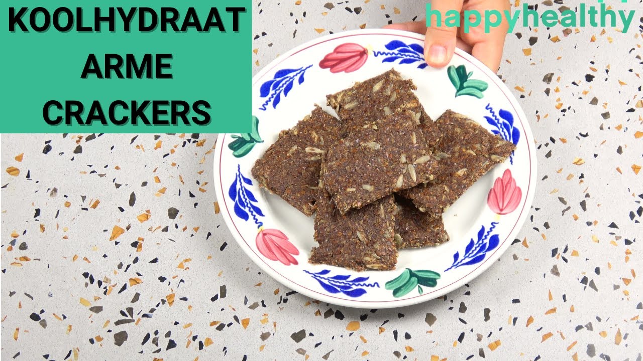 RECEPT: Simpele KOOLHYDRAATARME Crackers