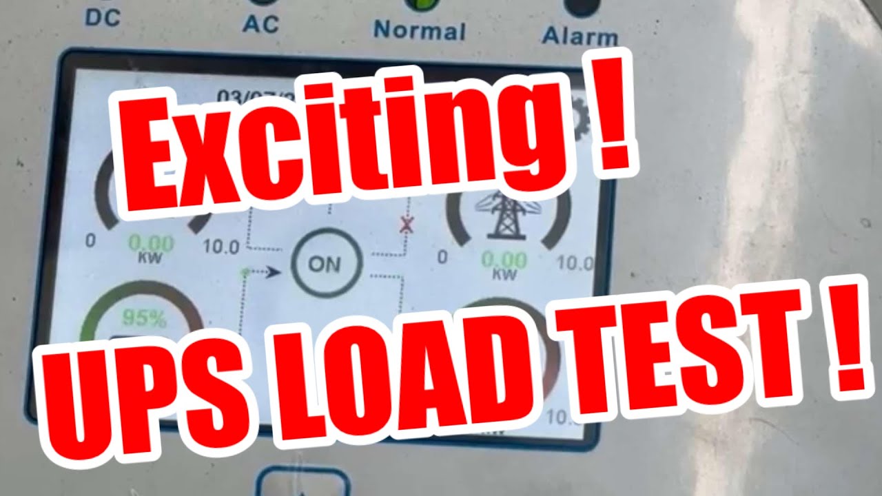 DEYE HYBRID INVERTER UPS LOAD TEST | OFF-GRID mode only! See the results!