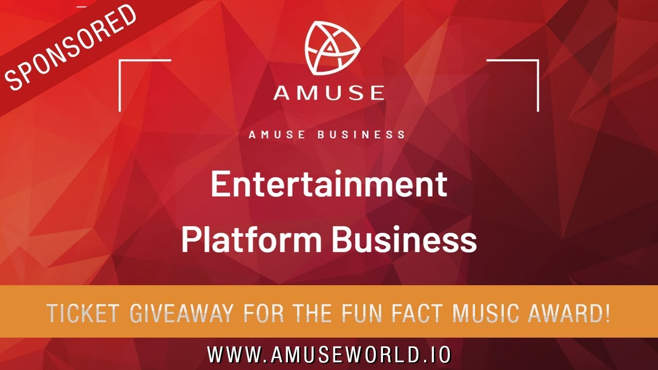 Amuse Blockchain Entertainment Platform | Get Free Fun Fact Music Award Tickets!