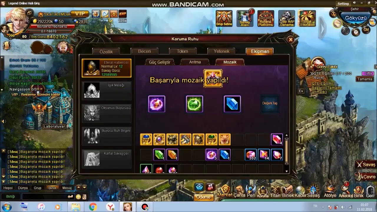 ETERAL HABERCİSİ nasıl 12 level olarak gelir ?