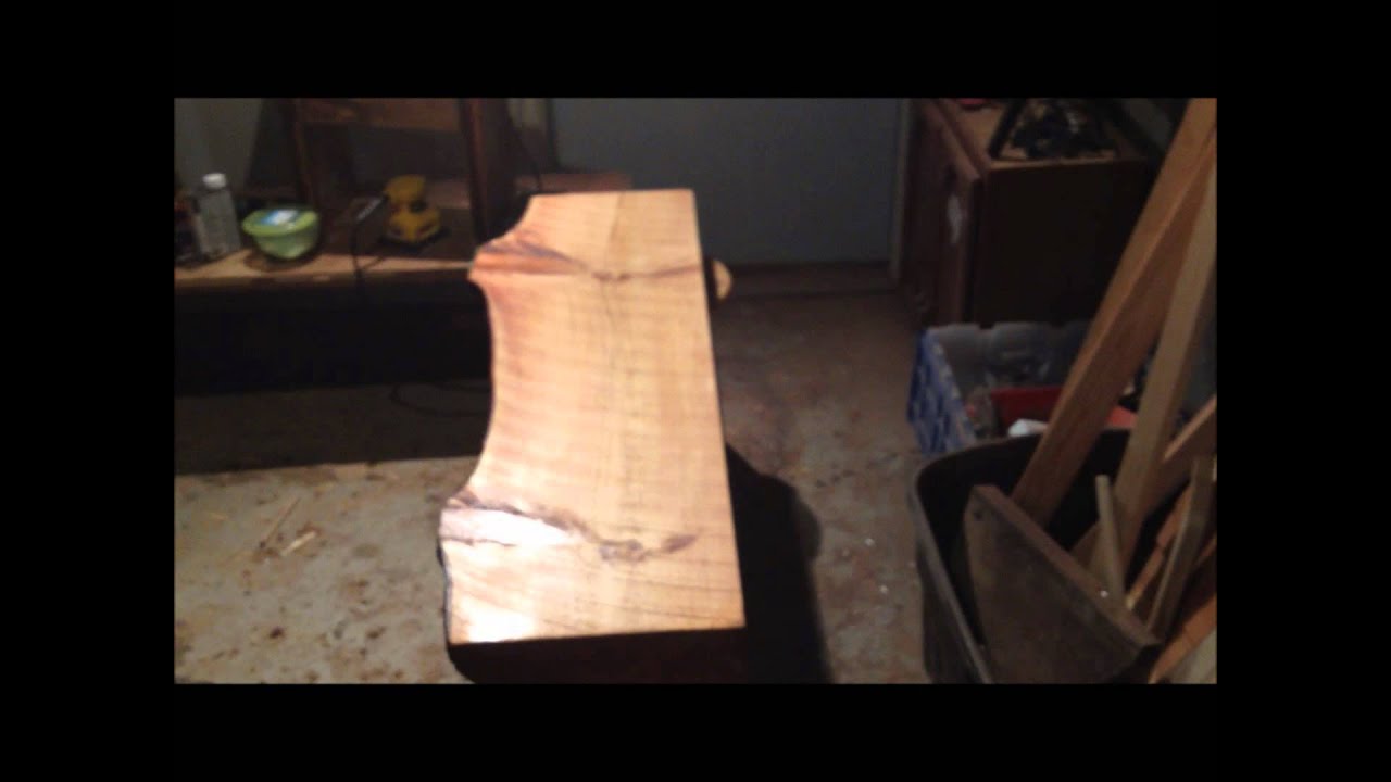 Finishing a Slab of pine with Epoxy