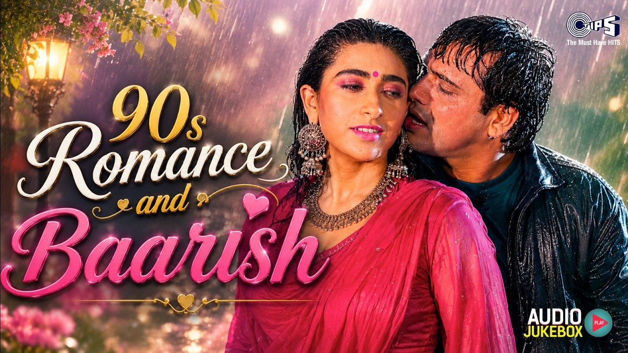 90s Romance & Baarish | Monsoon Songs | Bollywood Romantic Songs |  Rain Songs Hindi | 90s Songs