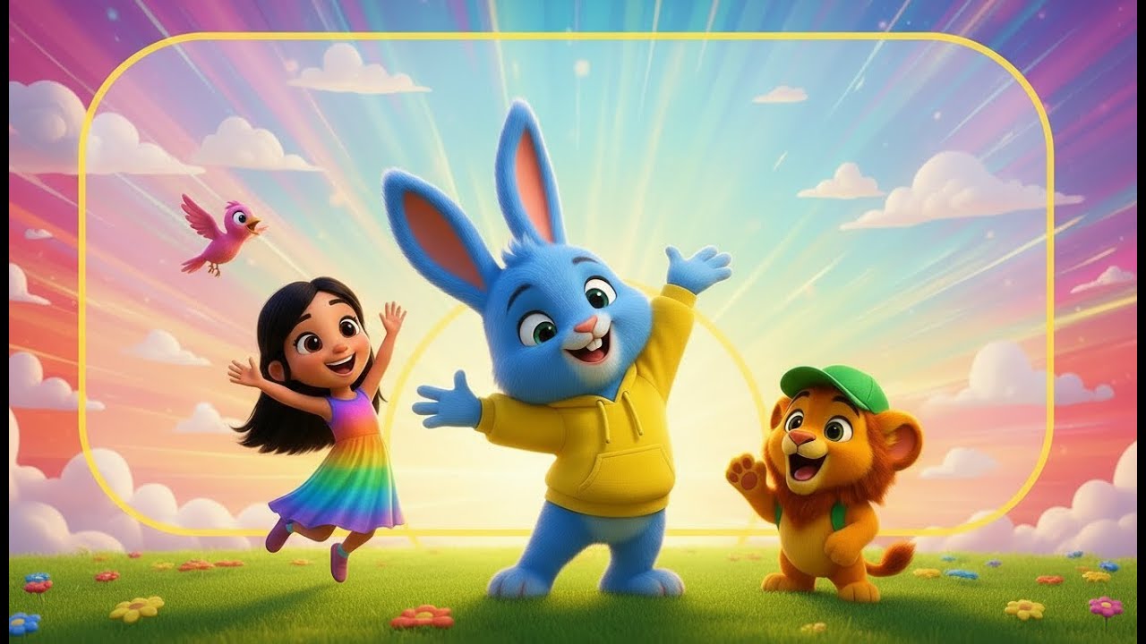 कूदो नाचो मस्ती करो | Fun Hindi Kids Dance Song | Colorful Cartoon Music #kidssongs #nurseryrhymes