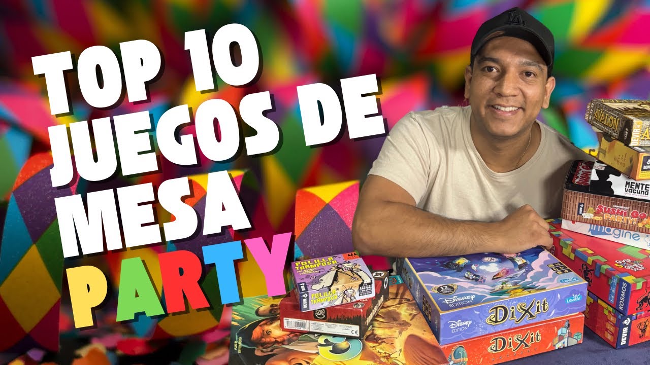 TOP 10 juegos de mesa partys 🎲🥳 juegos de mesa #juegosdemesa