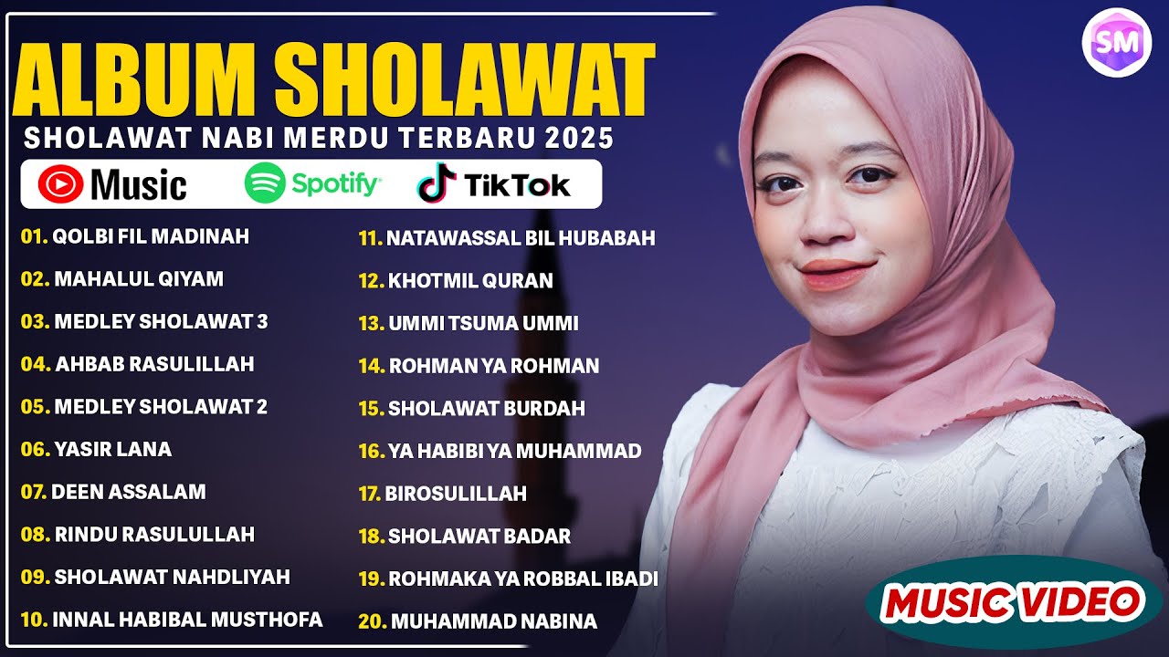 SHOLAWAT MERDU ALMA ESBEYE - QOLBI FIL MADINAH | MAHALUL QIYAM | SHOLAWAT NABI MERDU TERBARU 2025