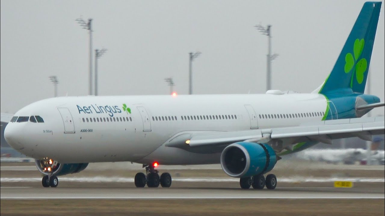 CARGO FLIGHT! | Aer Lingus A333 (EI-EIM) Arrival+Departure at Munich Airport!