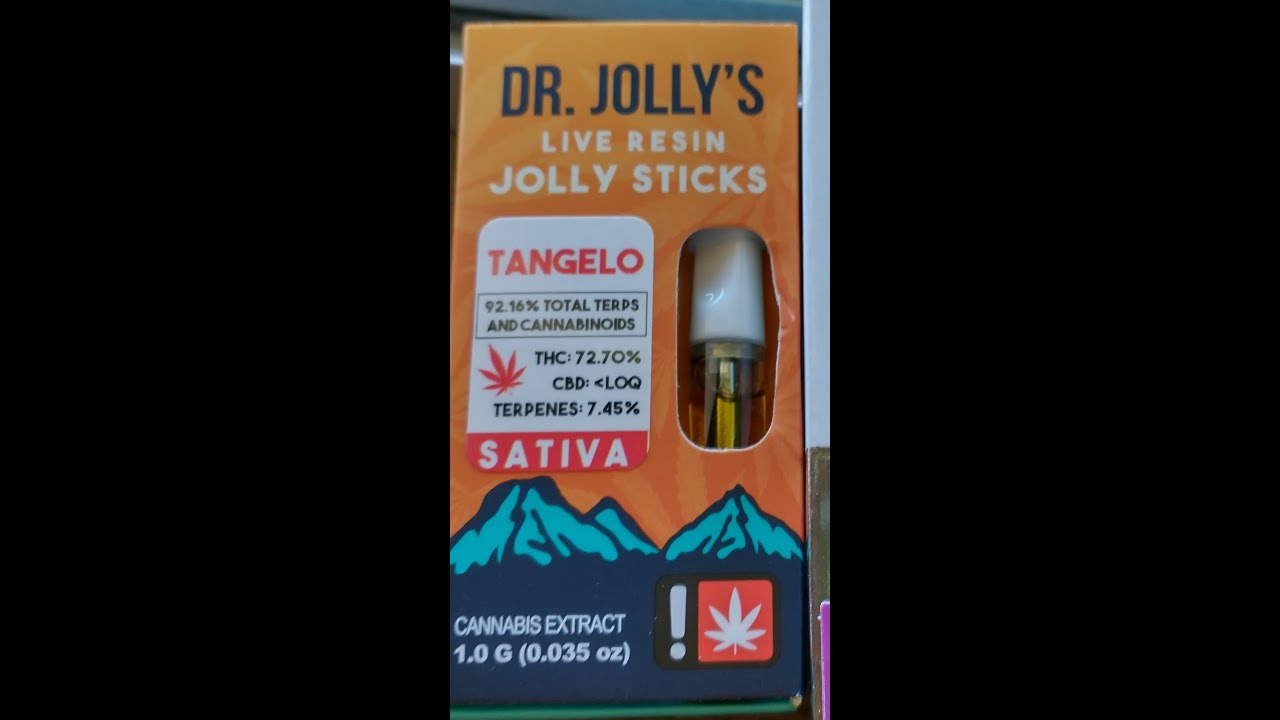 Tangelo Live Resin cartridge - Jolly Stick by Dr Jolly