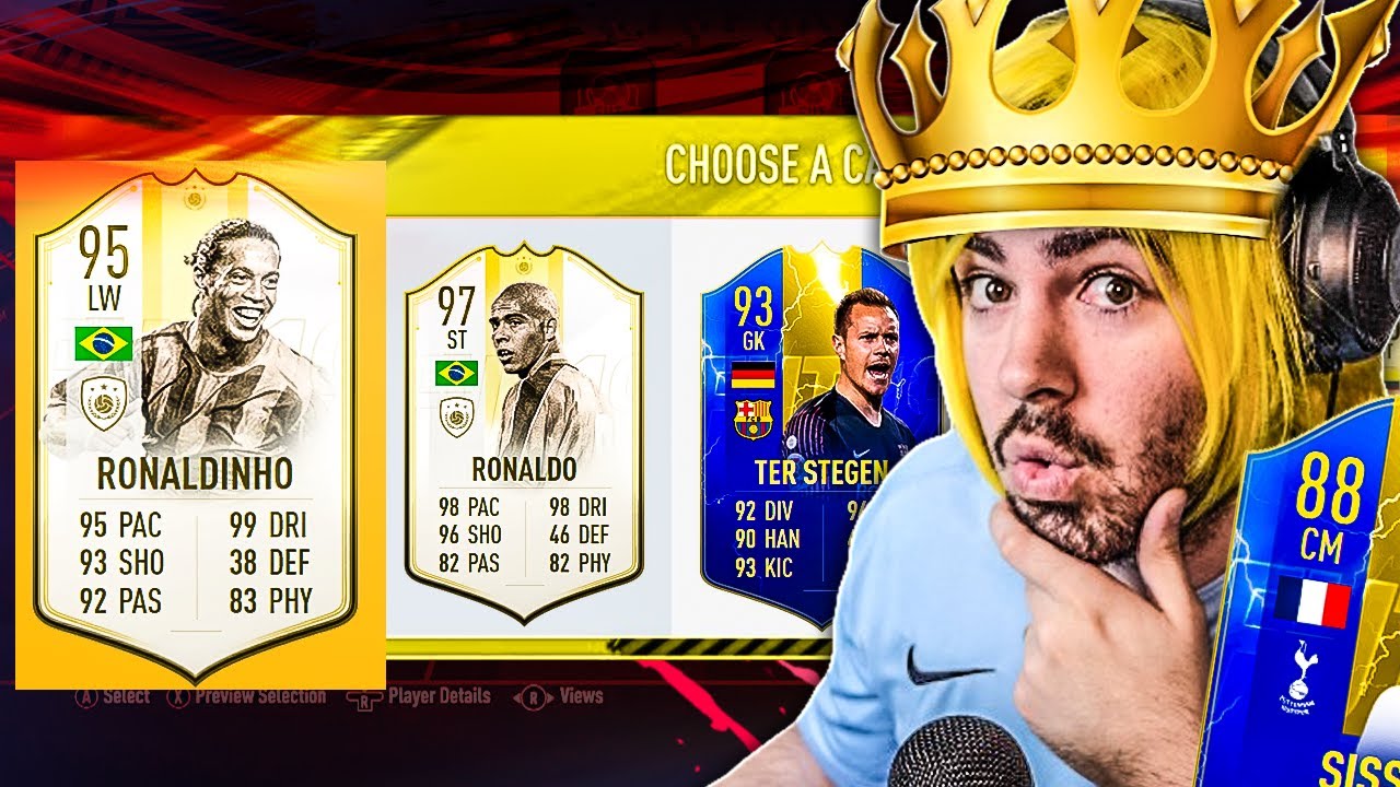 O REI VOLTOU COM R10 E R9 E VÁRIOS TOTS NO FUT DRAFT ABSURDO!