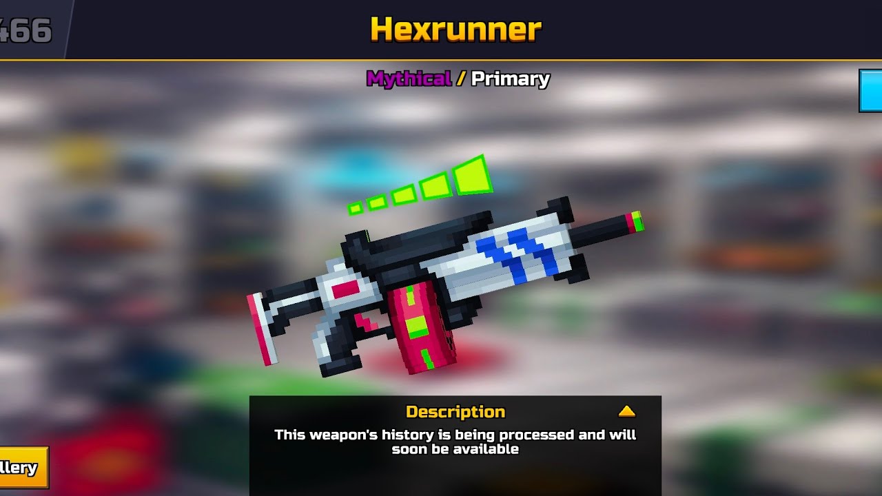 Pixel Gun 3D - Review Gun Hexrunner