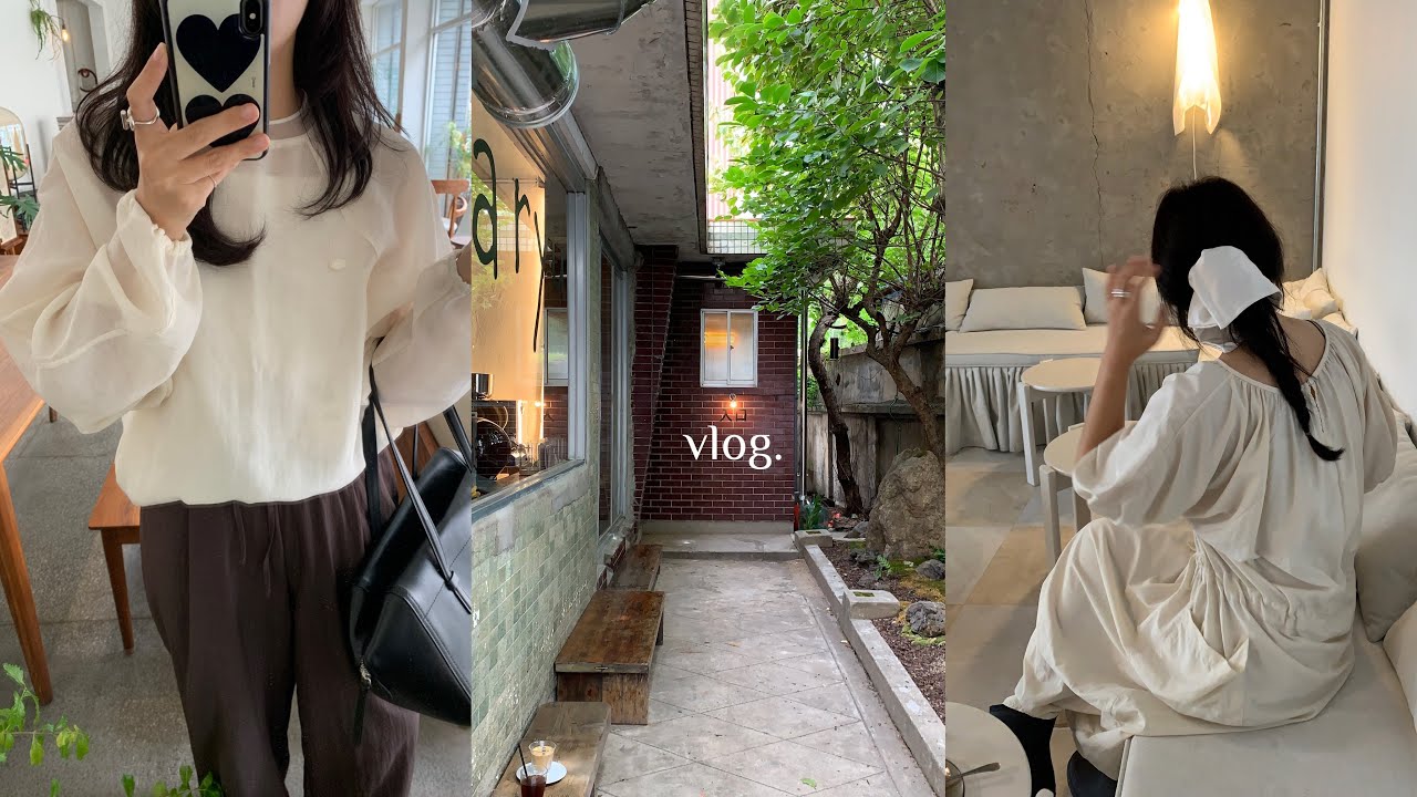vlog. 일상 브이로그 | 대구신상카페 | 대구는 느좋카페 대잔치 중 | 여름과 가을 사이 | 행복한 말차러버💚 | 노상커피의 계절 | 대구 브이로그 | 