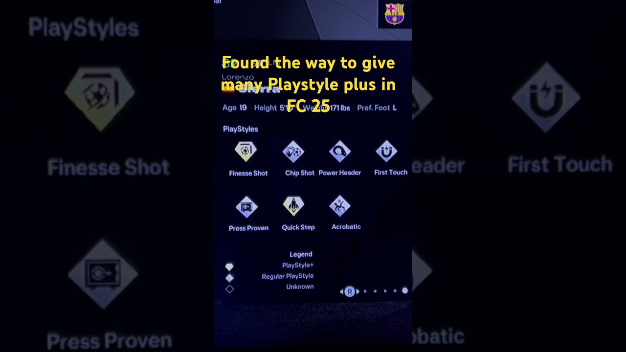 Multiple Playstyle Plus + FC 25 Career Mode