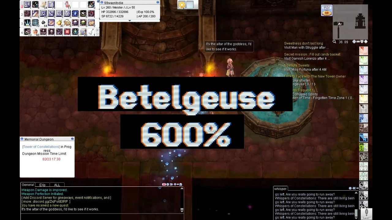 [iRO Chaos] Betelgeuse 600% + Meister Triple Laser gear update!!!