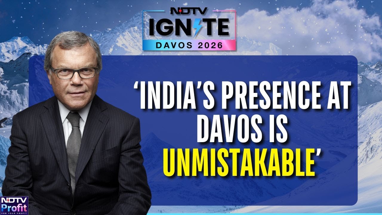 Davos 2026: Sir Martin Sorrell On India's Presence, US' Biggest Delegation & China's Growing Trade