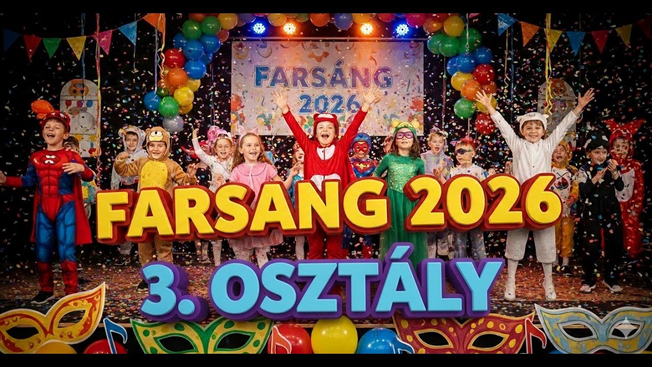 Farsang 3. évfolyam - Lónyay Menyhért Általános Iskola Tuzsér - 2026.02.16. (4K)