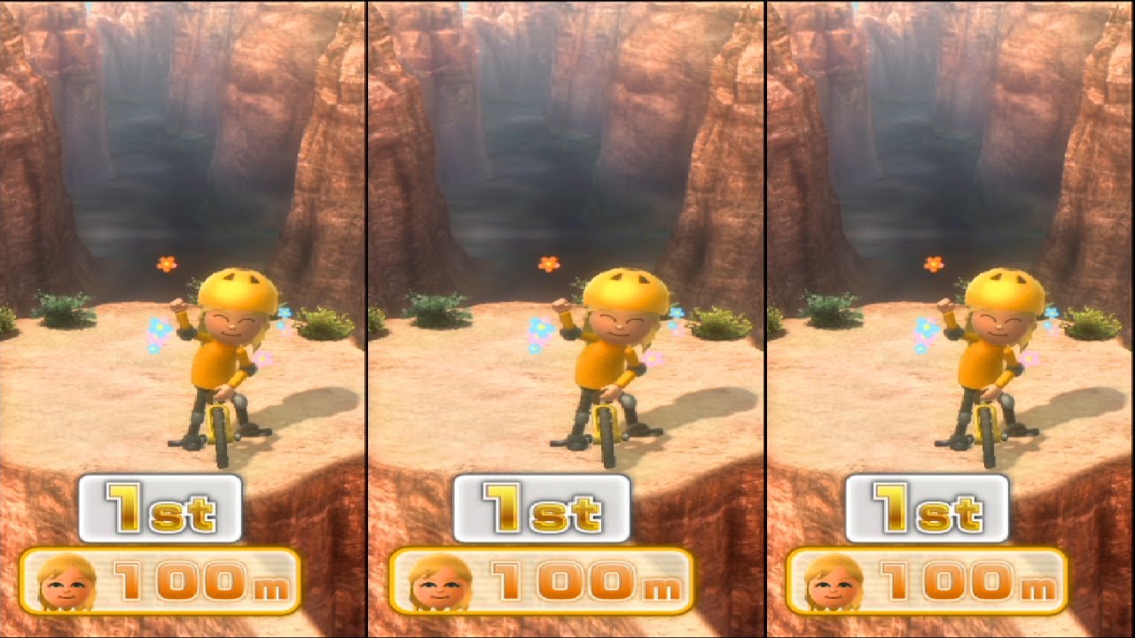 Wii Party U Minigames - Cliff Riders Challenge - How much farthest can you go in 10 games?