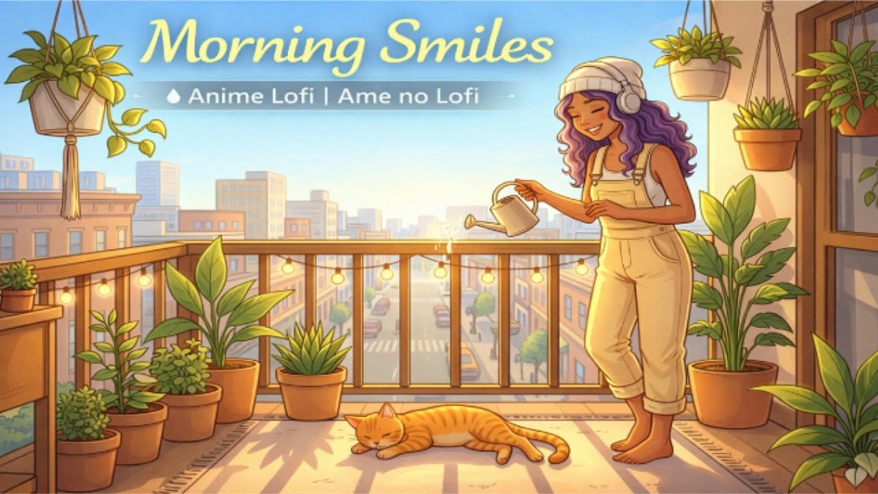 ☀️Morning Smiles 🌿 Cozy Lofi for Study & Relax | Ame no Lofi